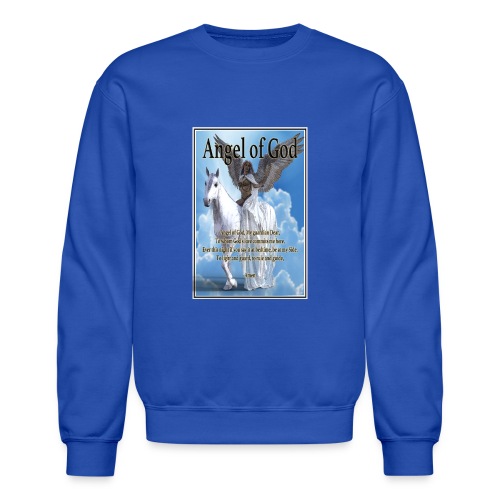 Angel of God, My guardian Dear (version with sky) - Unisex Crewneck Sweatshirt