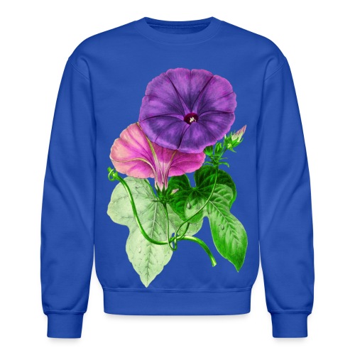 Vintage Mallow flower - Unisex Crewneck Sweatshirt