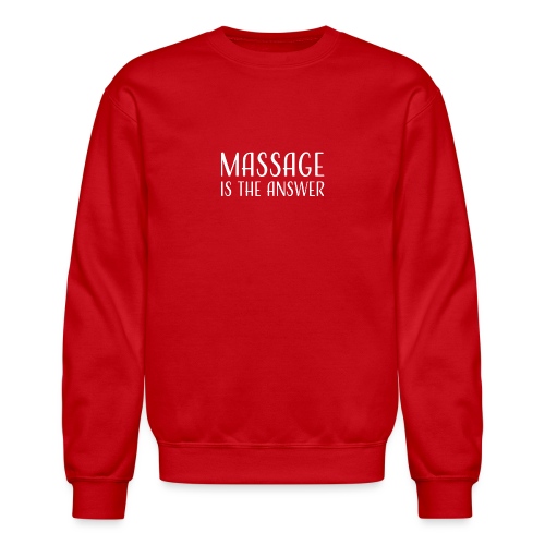 MMIMassage is the ANSWER - Unisex Crewneck Sweatshirt