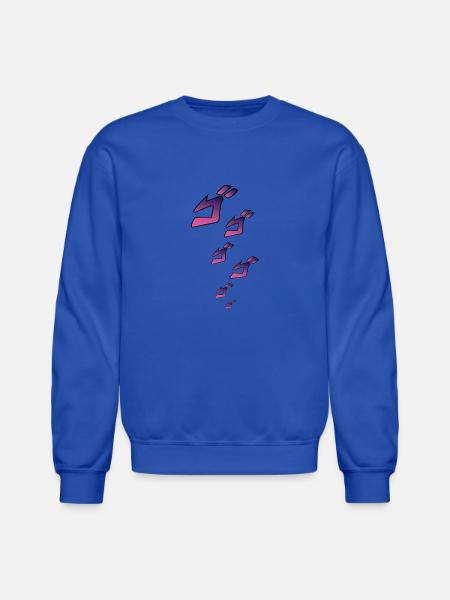 jojos bizarre adventure - Unisex Crewneck Sweatshirt - royal blue