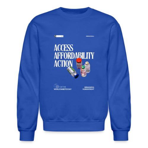 T1International World Diabetes Day - Unisex Crewneck Sweatshirt
