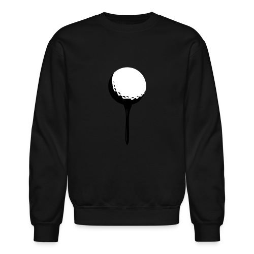 golf ball and tee - Unisex Crewneck Sweatshirt