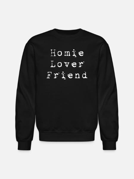 Home Lover Friend - Unisex Crewneck Sweatshirt - black