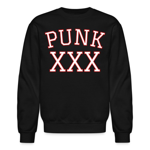 PUNK X Drug Free Straight Edge Hardcore Punk Scene - Unisex Crewneck Sweatshirt