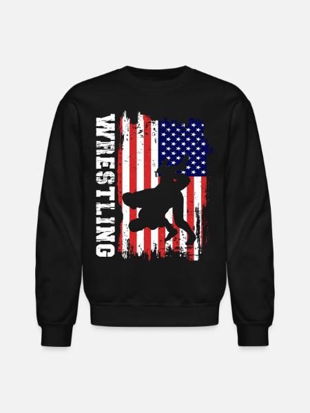Wrestling - Unisex Crewneck Sweatshirt - black