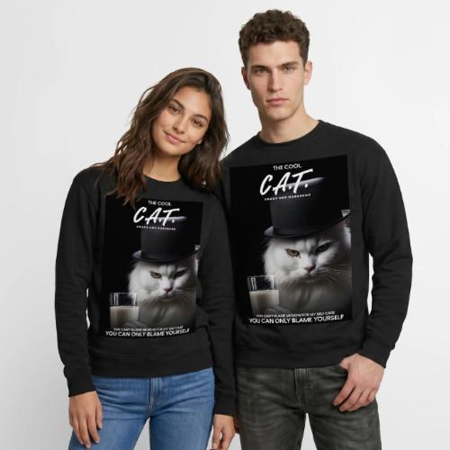 The Cool Cat - Unisex Crewneck Sweatshirt