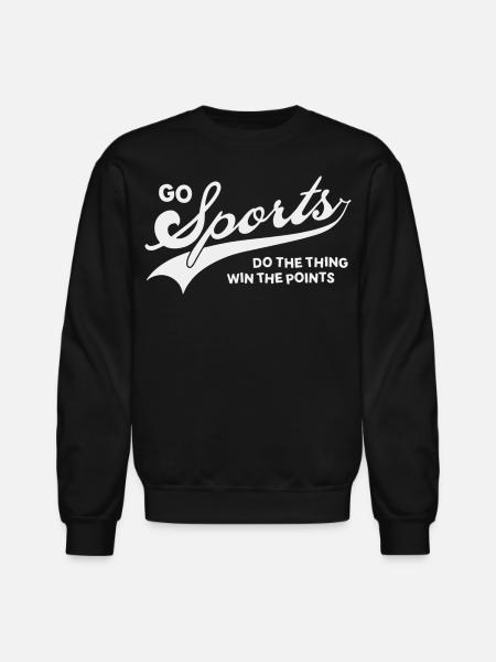 Go Sports - Unisex Crewneck Sweatshirt - black