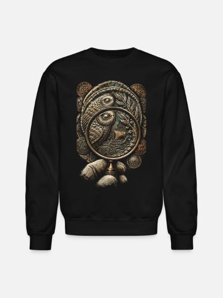 Coin collector Numismatist - Unisex Crewneck Sweatshirt - black