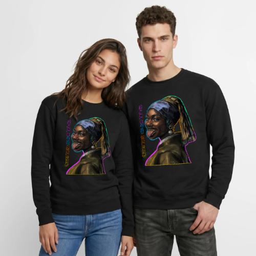 Merch of The Girl With The Pearl Earring by cye - Unisex Crewneck Sweatshirt