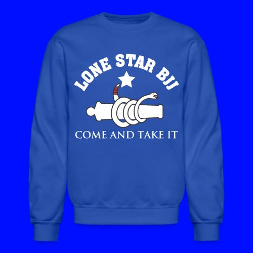 Lone Star BJJ - Come and Take It - White and Red - Unisex Crewneck Sweatshirt