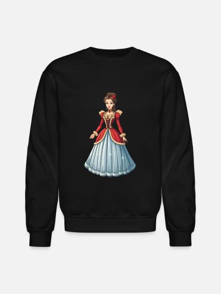 Nutcracker Figurine - Unisex Crewneck Sweatshirt - black