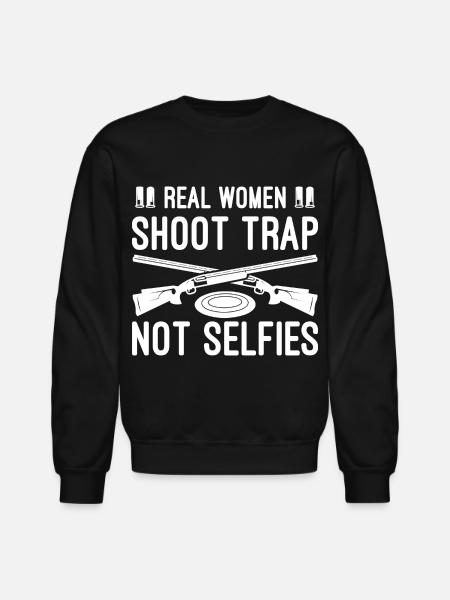 Trap shooting - Unisex Crewneck Sweatshirt - black