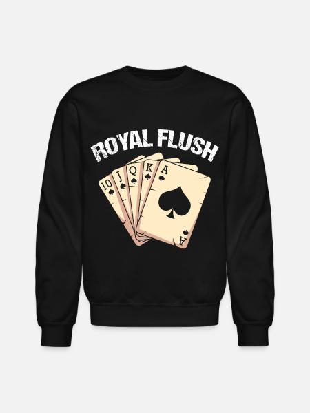 Spades Card Game Player - Unisex Crewneck Sweatshirt - black