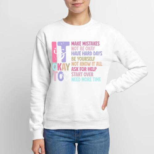 Harmony Collection - It s Okay To Make Mistakes - Unisex Crewneck Sweatshirt