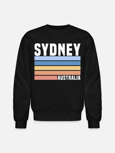 Sydney Australia - Unisex Crewneck Sweatshirt - black