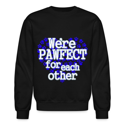 PAWFECT (blue) - Unisex Crewneck Sweatshirt