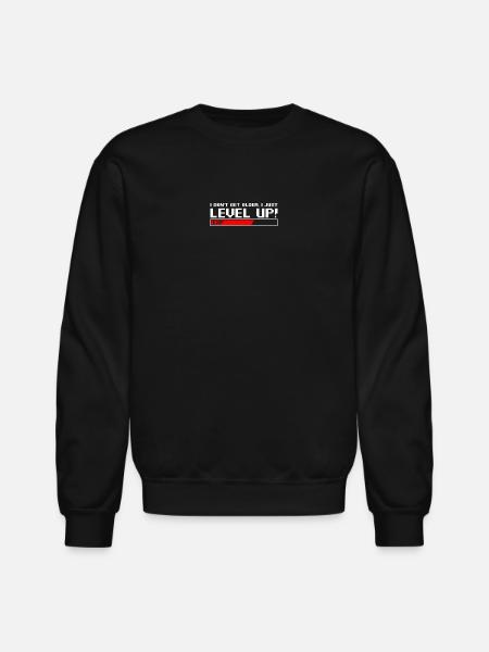 Level up - Unisex Crewneck Sweatshirt - black