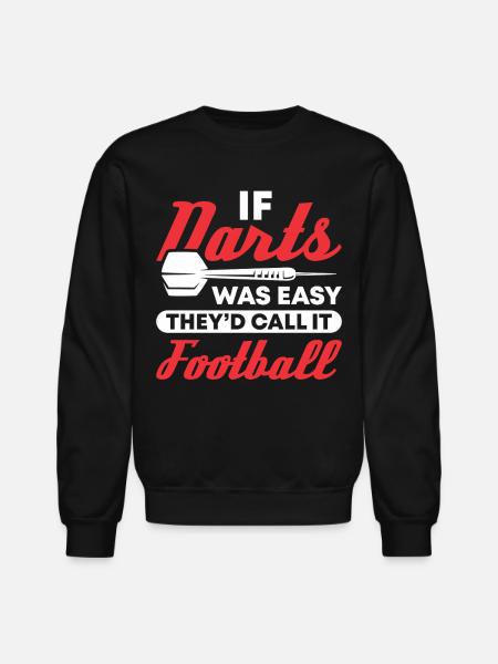 Darts Dart Player - Unisex Crewneck Sweatshirt - black