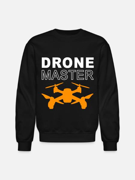 Drone Master - Unisex Crewneck Sweatshirt - black