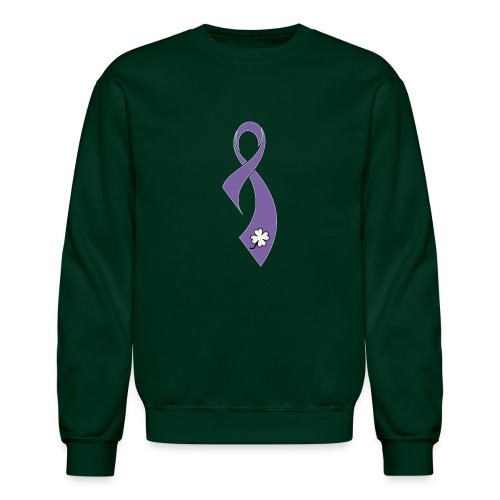 TB Cancer Awareness Ribbon - Unisex Crewneck Sweatshirt