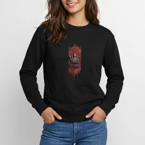 NO KINGS - Distressed Anarchy Crown - Unisex Crewneck Sweatshirt