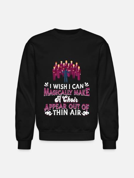 Choir Singing - Unisex Crewneck Sweatshirt - black