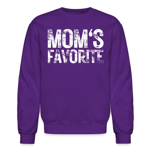 MOM's Favorite (heavily distressed version) - Unisex Crewneck Sweatshirt