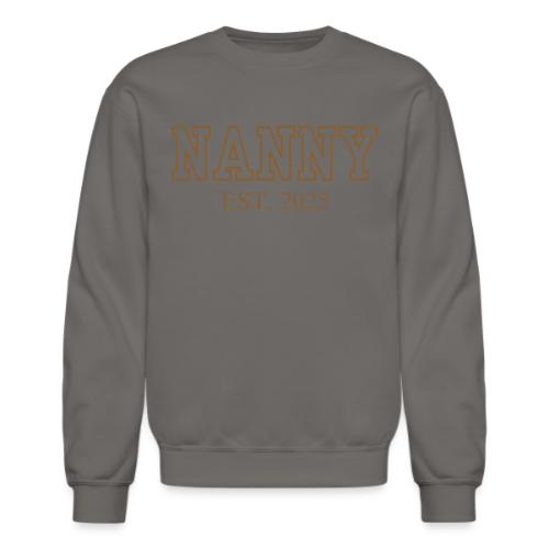 Nanny Est. 2025 (Brown Font) - Unisex Crewneck Sweatshirt