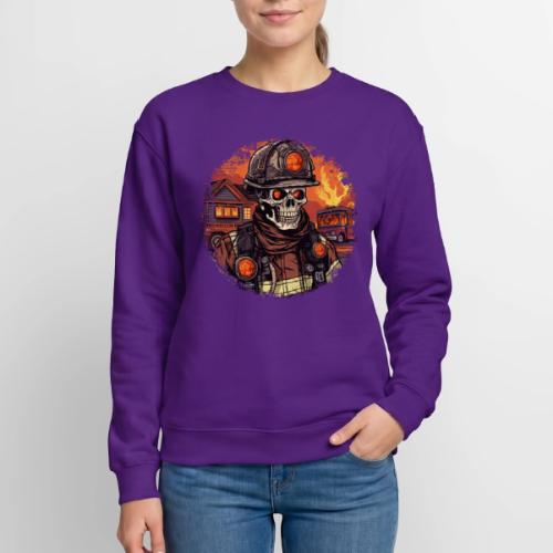Skeletons Firefighter / fireman skeleton - Unisex Crewneck Sweatshirt