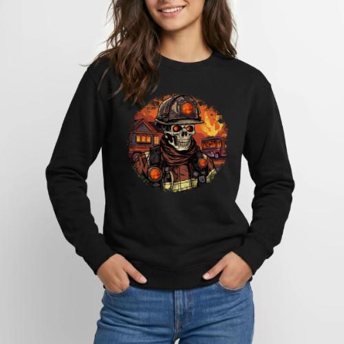 Skeletons Firefighter / fireman skeleton - Unisex Crewneck Sweatshirt