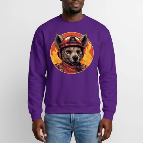 Firefighter hyena - Unisex Crewneck Sweatshirt