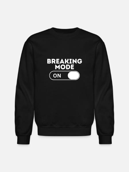 Breaking Mode - Unisex Crewneck Sweatshirt - black