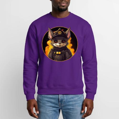 Firefighter bat - Unisex Crewneck Sweatshirt