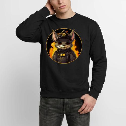 Firefighter bat - Unisex Crewneck Sweatshirt