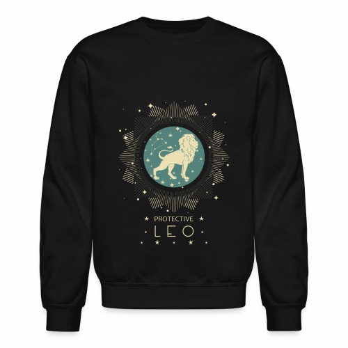 Zodiac sign Leo constellation birthday July August - Unisex Crewneck Sweatshirt