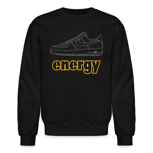 Black AF1 Energy - Unisex Crewneck Sweatshirt