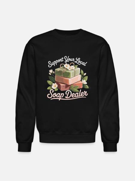 Soap - Unisex Crewneck Sweatshirt - black