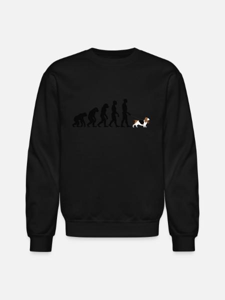 Basset Hound - Unisex Crewneck Sweatshirt - black