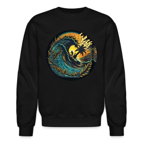 Sunrise Flower Barrel - Unisex Crewneck Sweatshirt