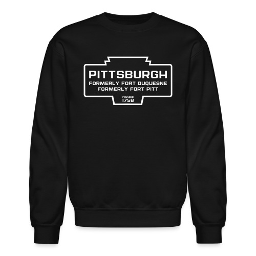 Pittsburgh - Keystone Marker - Unisex Crewneck Sweatshirt