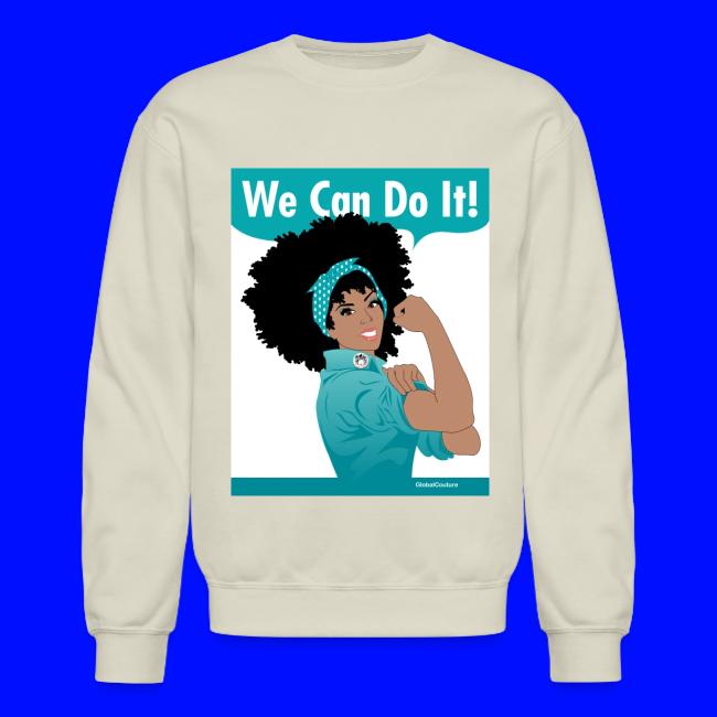 GlobalCouture WeCanDoIt TEAL Poster RGB png