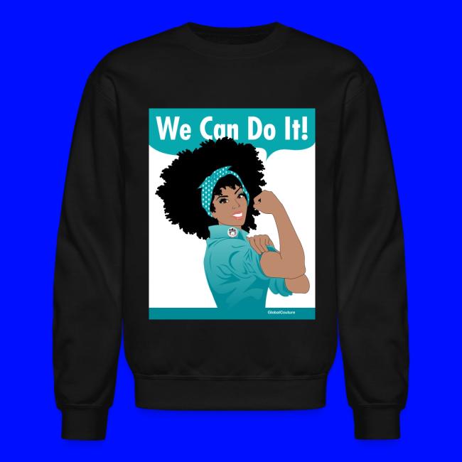 GlobalCouture WeCanDoIt TEAL Poster RGB png