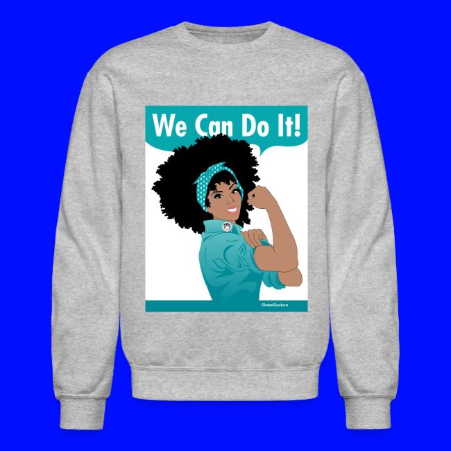 GlobalCouture WeCanDoIt TEAL Poster RGB png