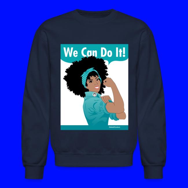 GlobalCouture WeCanDoIt TEAL Poster RGB png