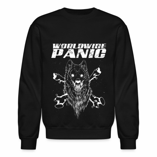 Wolf Design White - Unisex Crewneck Sweatshirt