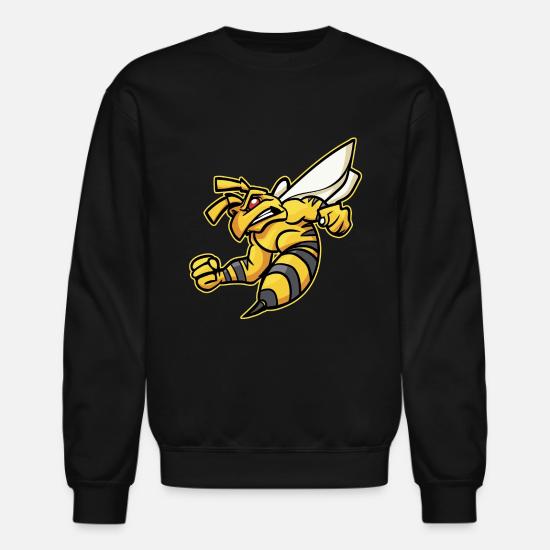 Angry Bee Illustration' Unisex Crewneck Sweatshirt | Spreadshirt