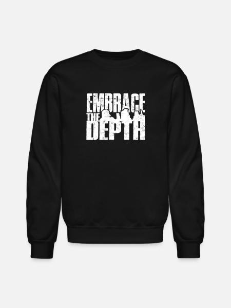 Embrace the Depth - Canyon - Unisex Crewneck Sweatshirt - black