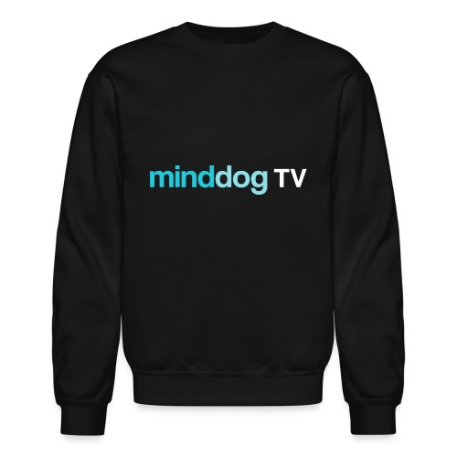 minddogTV logo simplistic - Unisex Crewneck Sweatshirt
