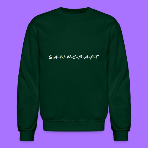 Sayincraft Logo (Friends Themed Design) - Unisex Crewneck Sweatshirt