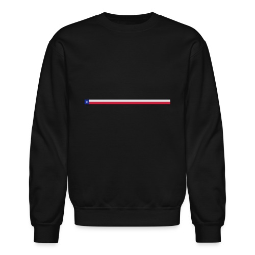 USA Flag Stripe - 3 Color Art - Unisex Crewneck Sweatshirt